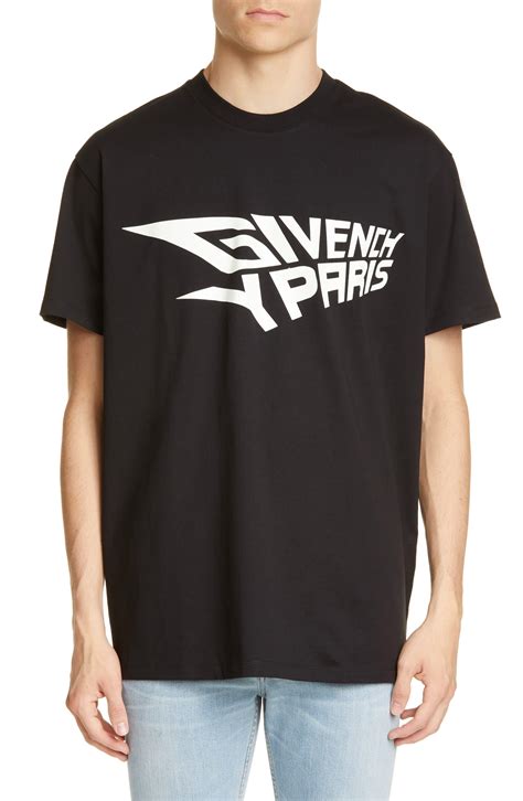 black logo tshirt givenchy|givenchy t shirt men sale.